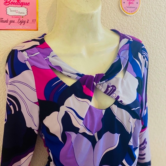 “Jennifer Lopez “ purple Blouse size “ M” - Picture 3 of 14